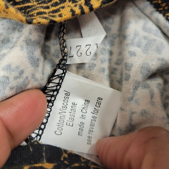 SEXY Cotton Animal Print Long Sleeve Dress Sizes S   M   L   XL - Picture 14 of 15